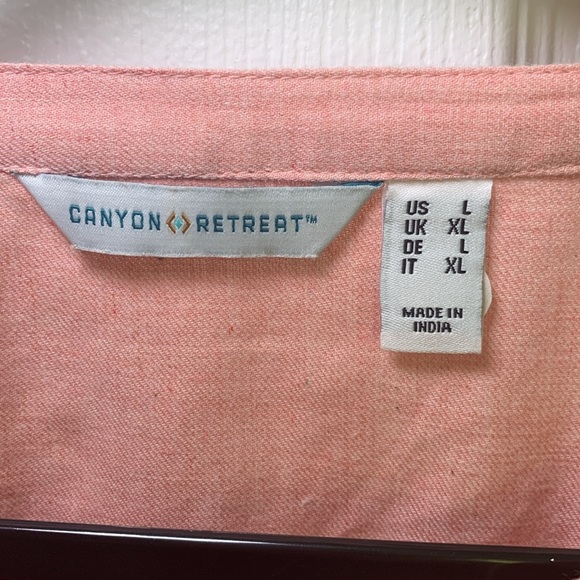 Canyon Retreat boho embroidered peasant blouse size size large - Picture 3 of 9